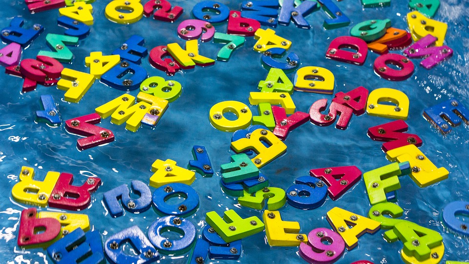 different figures of letters and numbers